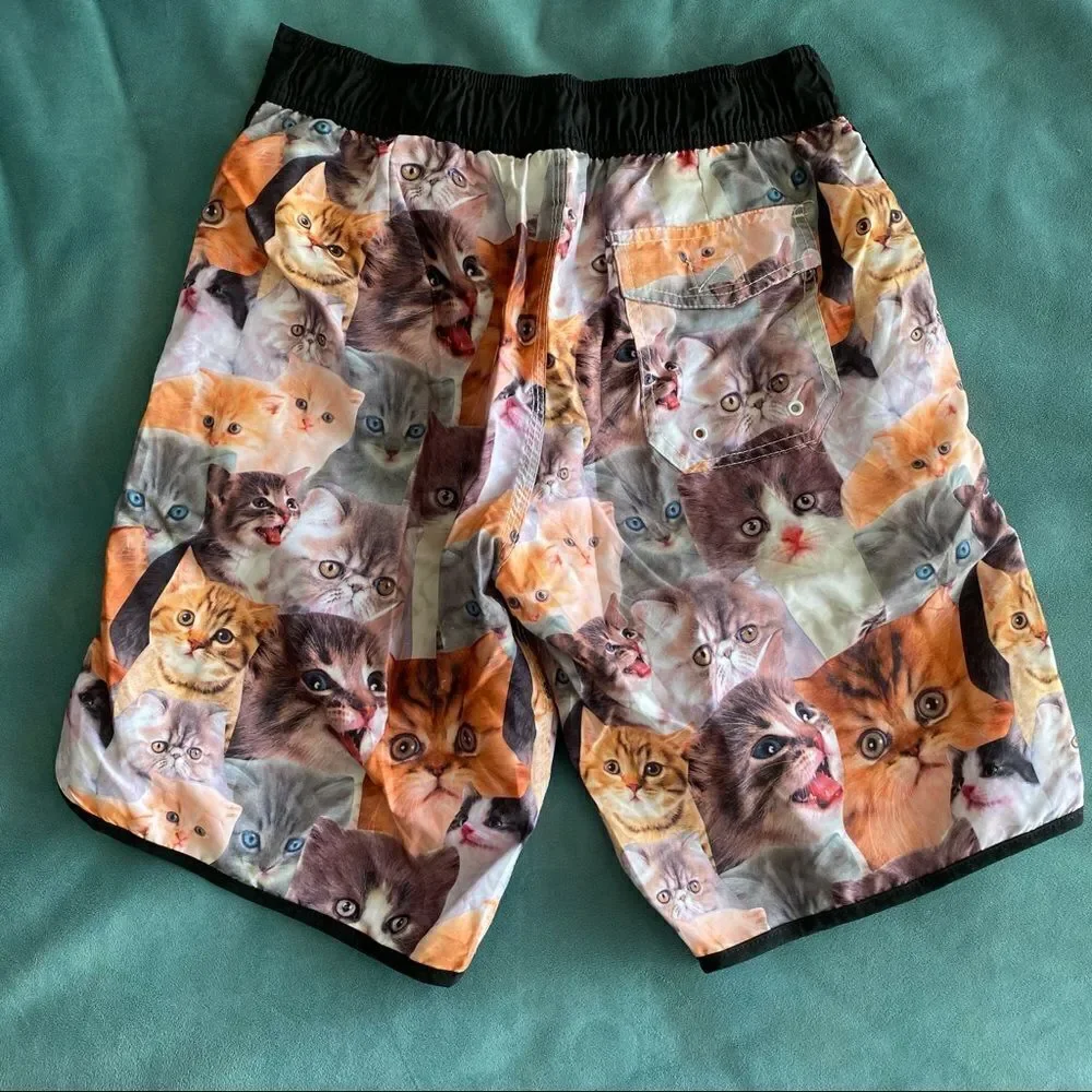Men’s Cat Swim Trunks